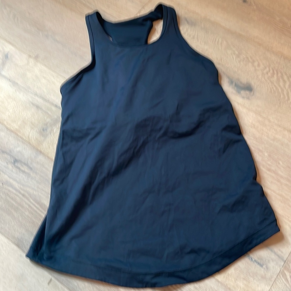 Teal lululemon racer tank
